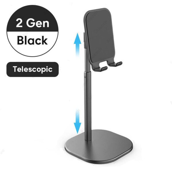 Dudukan Smartphone Stand Holder Telescopic  Black - Gambar 2