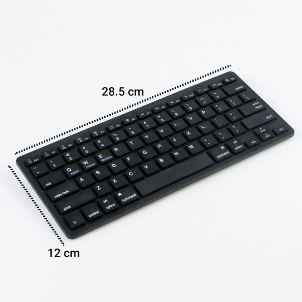 Keyboard Bluetooth Ultra Slim - Black - Gambar 4