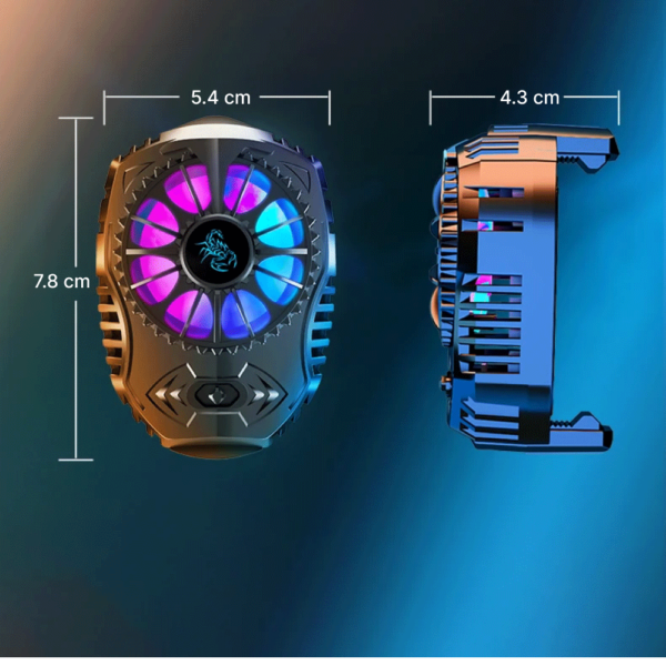 Smartphone Cooling Fan Kipas Pendingin HP Gaming RGB - Gambar 8