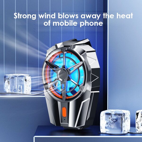Smartphone Cooling Fan Rechargeable Kipas Pendingin Radiator - Gambar 6