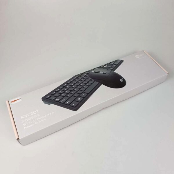 Lenovo Lecoo Keyboard Mouse Combo Set Wireless - Black - Gambar 4