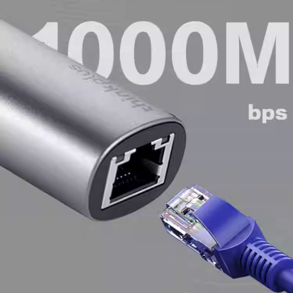 Lenovo Thinkplus USB Type-C ke LAN RJ45 Ethernet Gigabit 1000 Mbps - Gambar 4