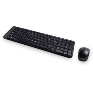 Keyboard Logitech Mouse Wireless Combo - Black