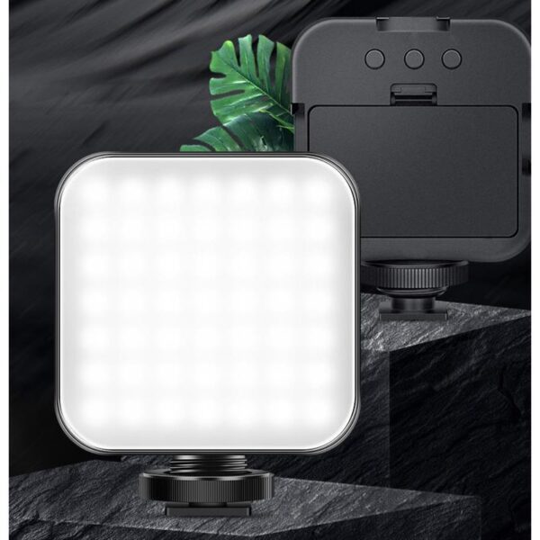 Lampu LED Video Light Kamera DSLR Mirrorless Cool White 6500K - Gambar 2